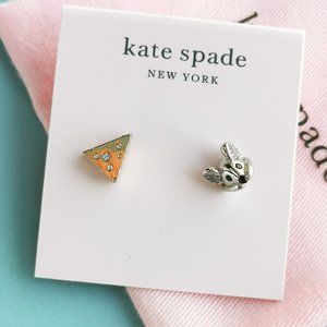 Kate Spade Year of the rat cheese stud earrings